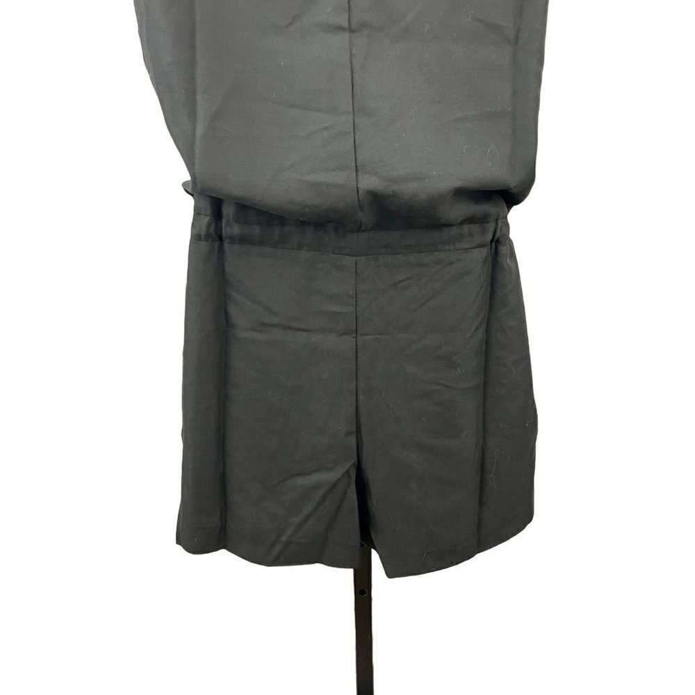 Vero Moda Black Tencel Drawstring Waist Lace Shoulder Romper Size Small - Picture 5 of 8